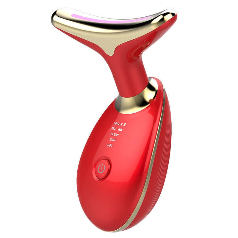 Neck Firming & Wrinkle Remover Device – LED Light Therapy Massager