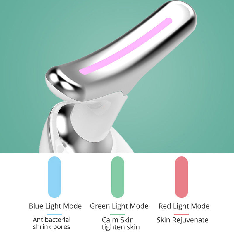 Neck Firming & Wrinkle Remover Device – LED Light Therapy Massager