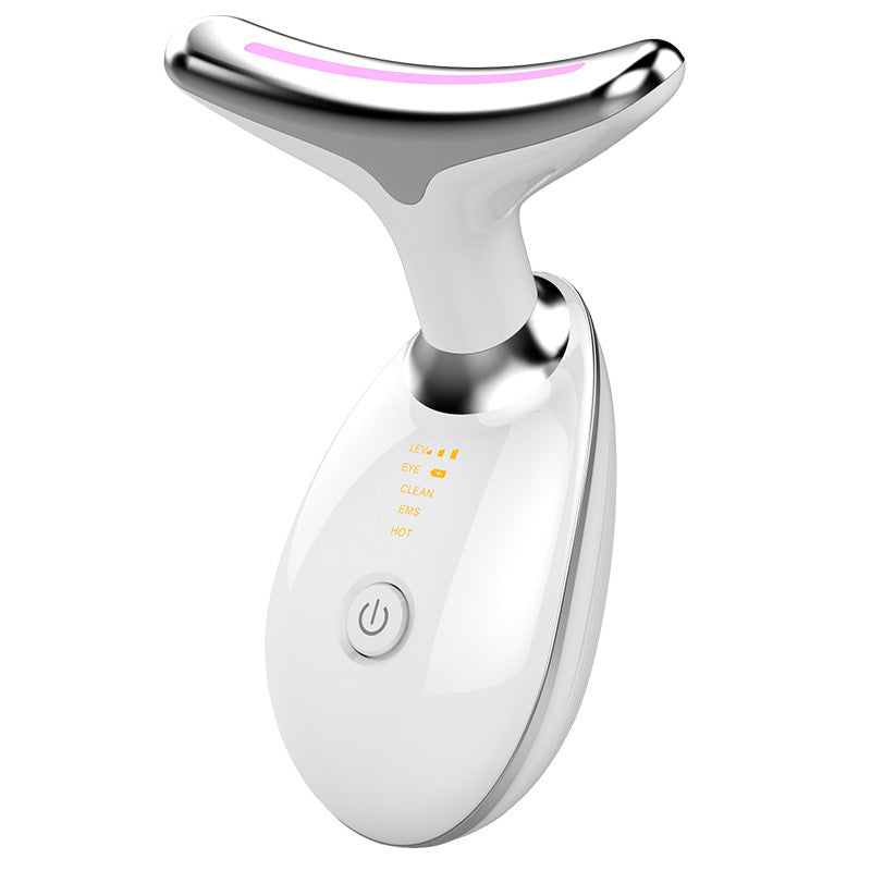 Neck Firming & Wrinkle Remover Device – LED Light Therapy Massager