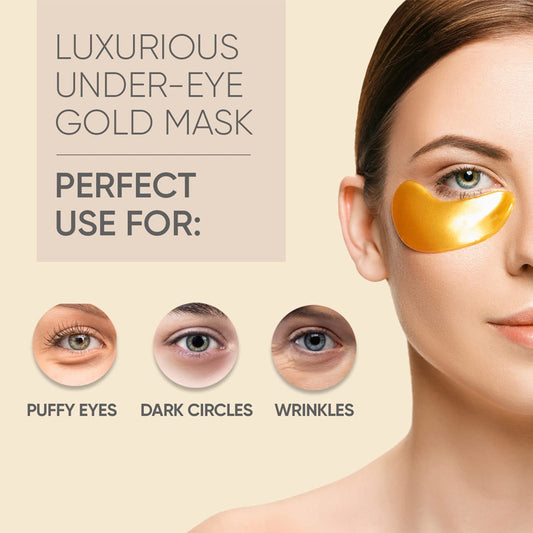 24K Gold Eye Patches – Eye Bag Removal & Wrinkle Lifting Treatment